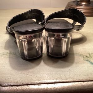 Madden girl clear heels sandals.  Ibis Sz 7.5 EUC